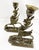 Early 19th Century Neo Classical Brass Chimera Candle Sticks For Sale - Image 10 of 12