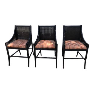 Modern Palecek Counter Stools- Set of 3 For Sale