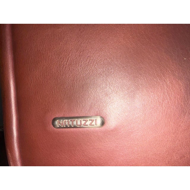 Natuzzi Natuzzi Maturità Model 1855 Italian Cognac Leather Sofa – Made in Italy For Sale - Image 4 of 11