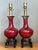 Mid-Century Modern Vintage Sand De Bouf Glazed Ceramic Lamps - A Pair For Sale - Image 3 of 12