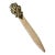 19th Century French Art Nouveau Brass & Bone Letter Opener For Sale