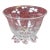 1920s Nut Bowl Venetian Glass Clear Small Footed For Sale