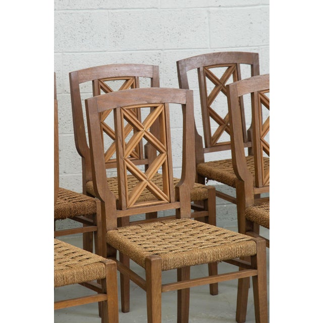 Vintage Italian Dining Chairs by Paolo Buffa, 1950, Set of 8, in Good conditions. Designed 1950 to 1959 This piece is...