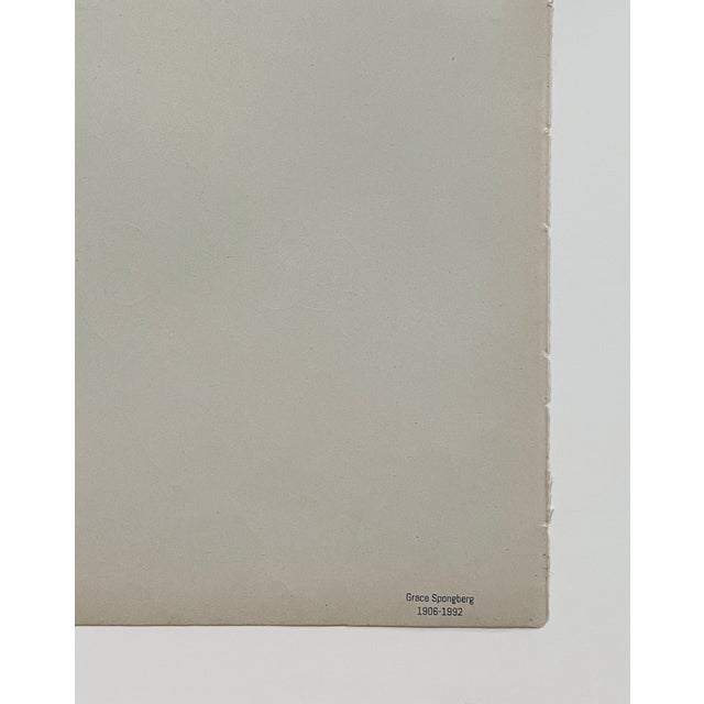 Mexican 1950s Grace Spongberg Mexican Cactus Drawing For Sale - Image 3 of 3