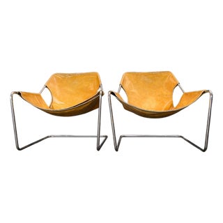 Pair of Paulistano Armchairs by Paulo Mendes da Rocha for Objekto, Brazilian Modern, 1970s - Lot 678B For Sale
