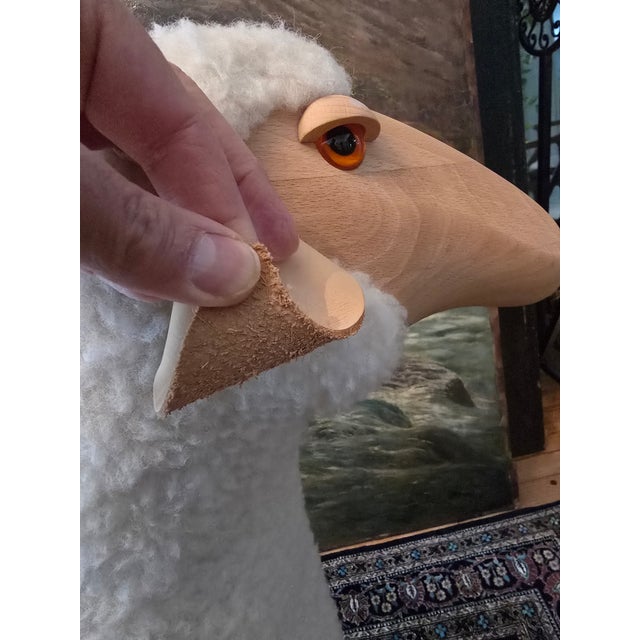 Post Mid Century Sheep Figure Sculpture For Sale - Image 9 of 12