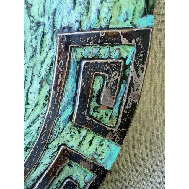 Vintage Sterling Silver on Copper Plate For Sale - Image 4 of 17