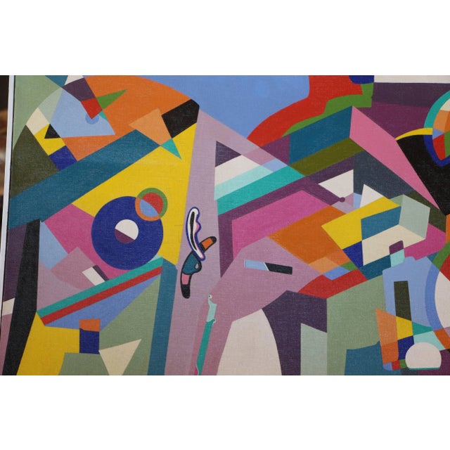 Abstract Edgar G. Brenes Huertas Geometrical Interior For Sale - Image 3 of 10