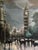 Mid Century Modern Impresssionist Painting of Big Ben in London by Lee Reynolds For Sale - Image 4 of 7