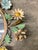 Vintage Tole Floral Mirror and Shelf For Sale - Image 12 of 13