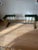 Brass Vintage English Steel and Brass Fireplace Fender With Green Leather Tufted Seat For Sale - Image 8 of 11