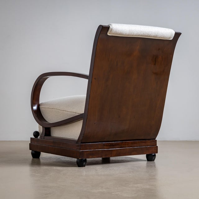 Early 20th Century Pair of Art Deco Armchairs, Italy For Sale - Image 10 of 14