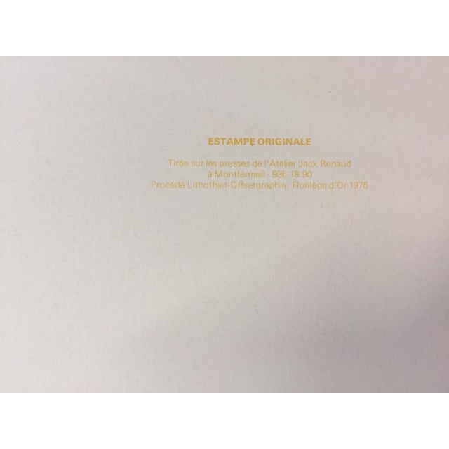 Hans Hartung (1904-1989) Untitled Lithography Not signed Bearing on the back the mention "original print / drawn on the...