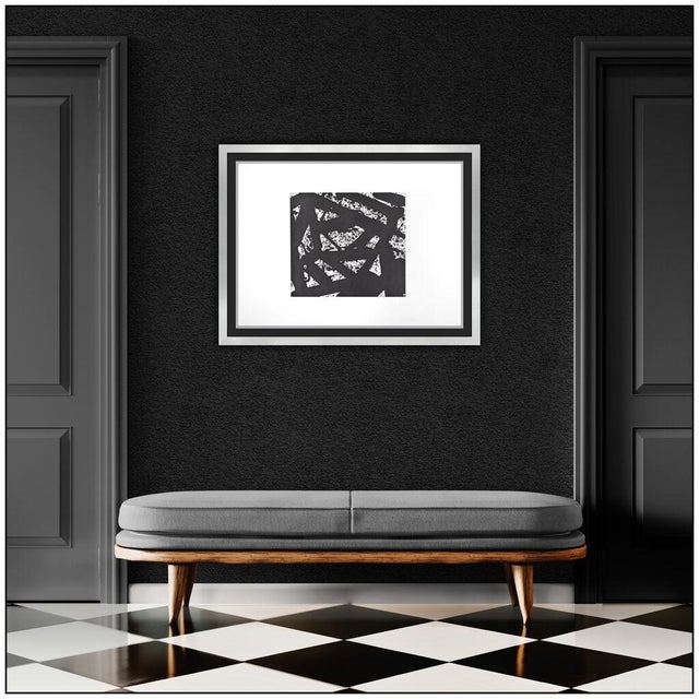 Message us to inquire about custom framing options! (Included for free with every purchase) The artwork here, "White...