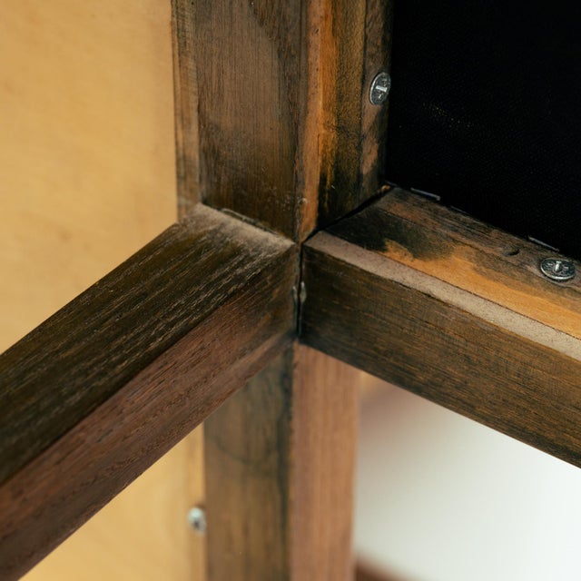 Vintage Art Deco Style Vis-a-Vis Pear Conversation Bench in the style of Rennie Mackintosh, 1984 For Sale - Image 11 of 18