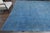 1960s Vintage Persian Handmade Wool Cotton Blue Area Rug For Sale - Image 11 of 11
