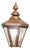 Large Copper Wall Hanging Lantern, 1960 For Sale