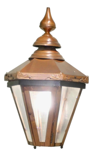 Large Copper Wall Hanging Lantern, 1960