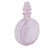 Frosted Uv Reactive Manganese Glass Perfume Bottle With Stopper For Sale - Image 11 of 12
