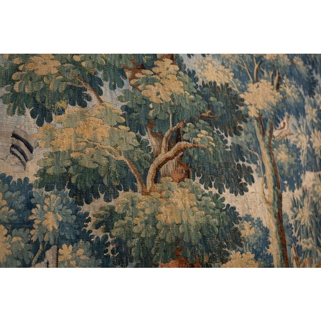 Green Verdure Tapestry, 18th Century For Sale - Image 8 of 18