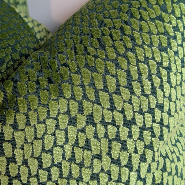 Kravet Foundrae Jungle Cut Velvet Pillows For Sale In Greensboro - Image 6 of 6