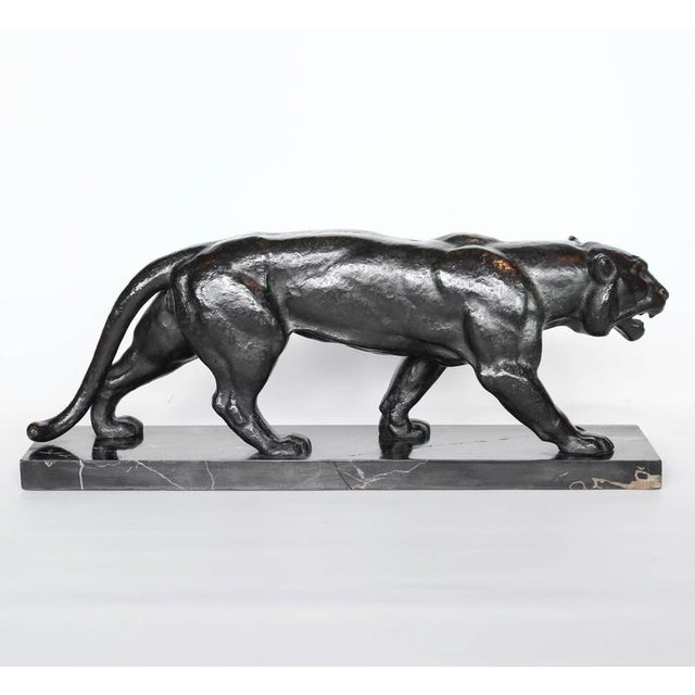 Silver Henri Bargas, Tiger, 1930s, Bronze For Sale - Image 8 of 13