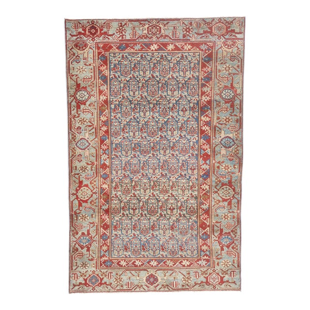 Antique Persian Malayer Rug, 04'01 X 06'04 For Sale