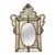 18th Century Crest Top Venetian Rectangular Mirror, Handmade and Hand Silvered For Sale