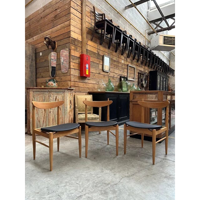 Scandinavian Chairs, 1960s, Set of 3 For Sale - Image 9 of 9