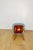 Vintage Blue Turquoise Square Stool from PRL, 1970s For Sale - Image 6 of 7