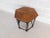 Wood Mid-Century Baker Furniture Lacquered Gold Gilt Finish Figured Wood Side Table For Sale - Image 7 of 13