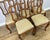 Brown French Louis Style Oak Dining Chairs with Upholstered Seats, Set of 6 For Sale - Image 8 of 16