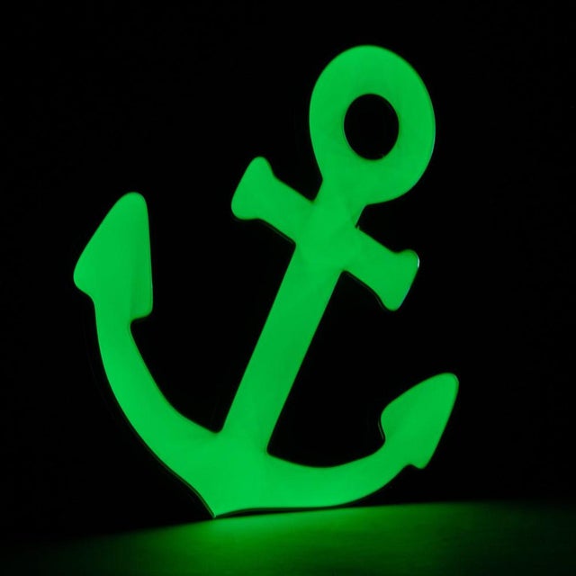 Luminous Anker Sign in Green from Berlights | Chairish