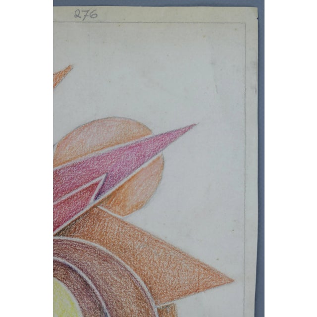 Fritz Klee, Abstract Composition, Germany, 1955, Drawing For Sale - Image 6 of 17