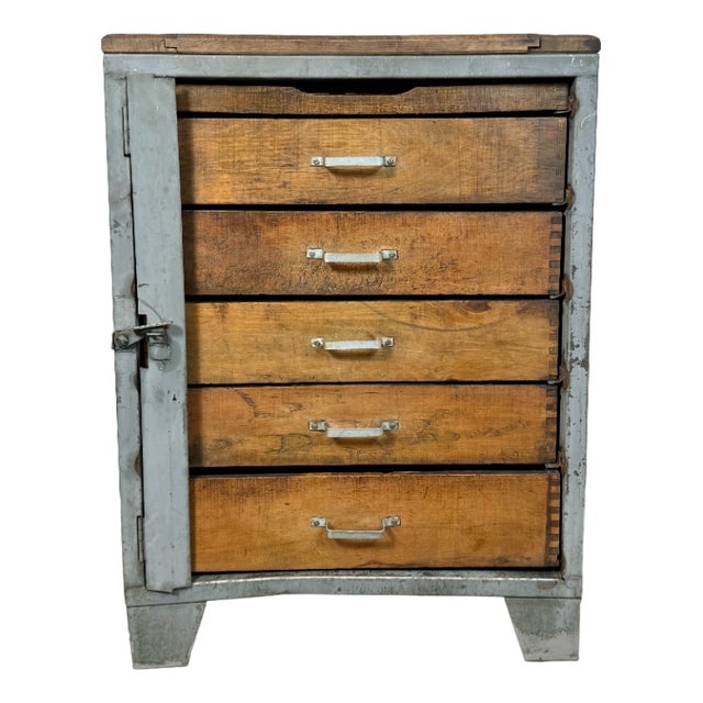 Vintage Industrial Chest of Drawers, 1960s For Sale