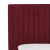 Spritely Home Margaux Bed in Berry Classic Velvet, King For Sale - Image 4 of 6