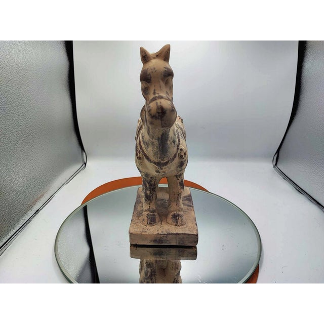Terracotta Horse Figurine, 1960s-1970s For Sale - Image 3 of 8