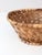 Brown Vintage Handwoven Round Basket For Sale - Image 8 of 9