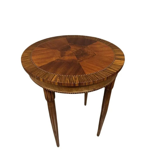 Art Deco Marquetry Ceremonial Table For Sale - Image 5 of 5