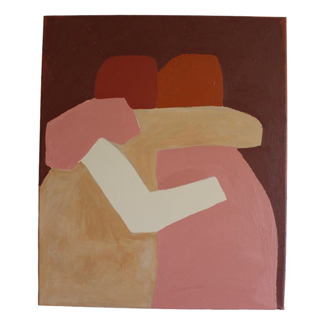 Bodasca, Don't Leave Me (Burgundy Version), 2026, Acrylic on Canvas For Sale