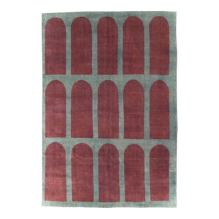 Galerie Shabab Collection Mid-20th Century Turkish Art Deco Style Carpet For Sale
