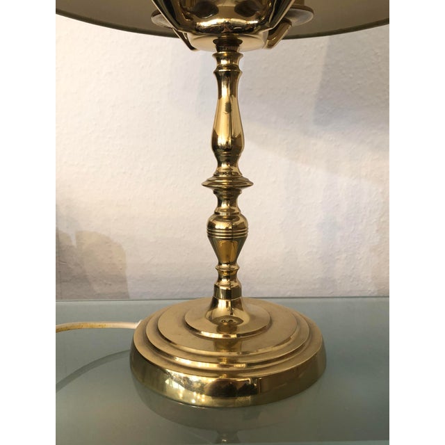 French Bouillotte Lamp in Brass, 1950s For Sale - Image 11 of 16