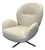 HTL Corian Italian Leather High Back Swivel Chair For Sale