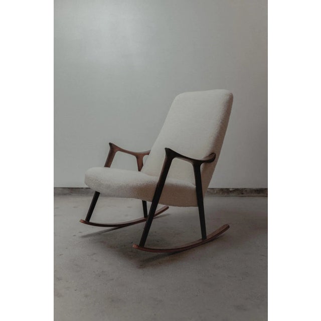 Mid-Century Modern Mid Century Sculptural Teak Rocker by Ingmar Relling for Westnova For Sale - Image 3 of 6