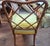 Italian Hollywood Regency Faux Bamboo Chinese Chippendale Mohair Velvet X-Back Armchair, Circa 1970s For Sale In Washington DC - Image 6 of 9