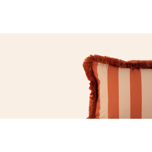 Ginger Sonia Stripe Cushion by Ceraudo For Sale - Image 4 of 5