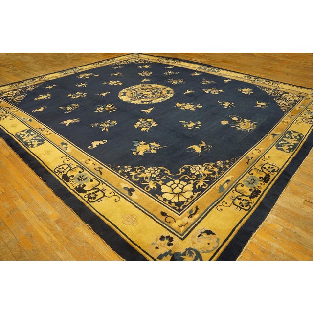 Antique Chinese Peking rug, Size: 12' 6'' x 14' 4''.