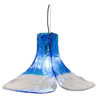 Mid-Century Murano Glass Pendant Lamp attributed to Carlo Nason, 1960s For Sale