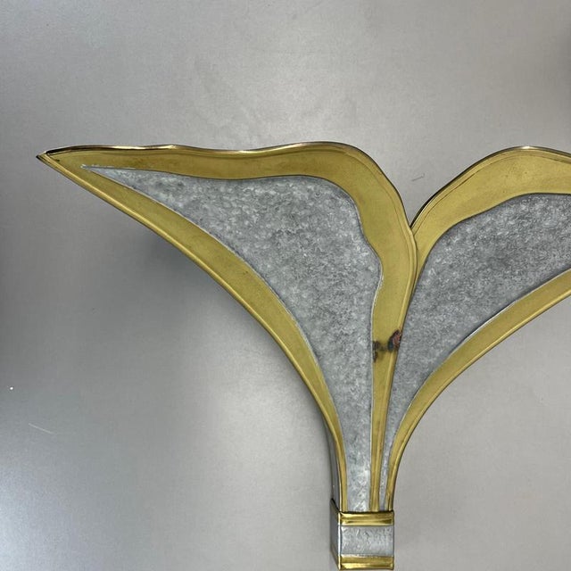 Bi-Color Wall Lights attributed to Henri Fernandez for Honoré, France, 1970s, Set of 2 For Sale - Image 4 of 18