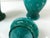 1950s Covered Jars in Turquoise and Aventurine Glass, 1950s, Set of 2 For Sale - Image 5 of 14